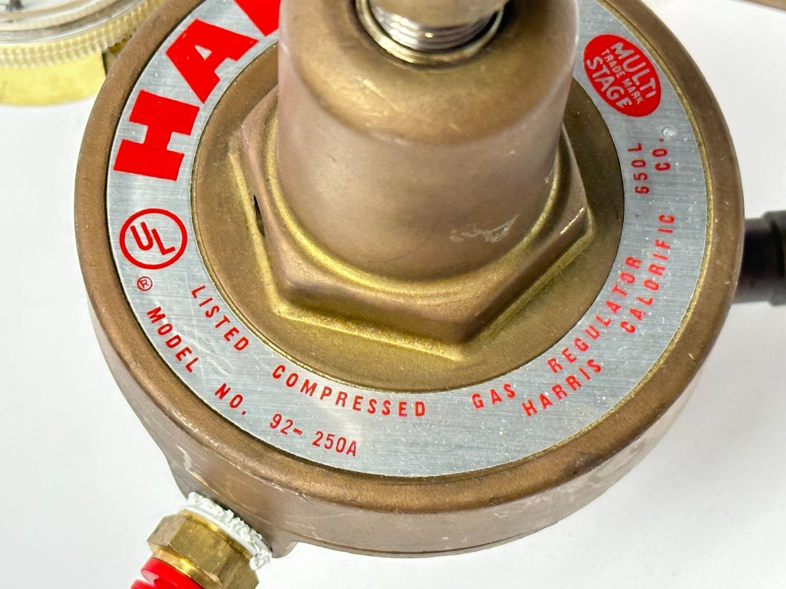 Harris 92-250A MultiStage Compressed Gas Regulator - Maverick Industrial Sales