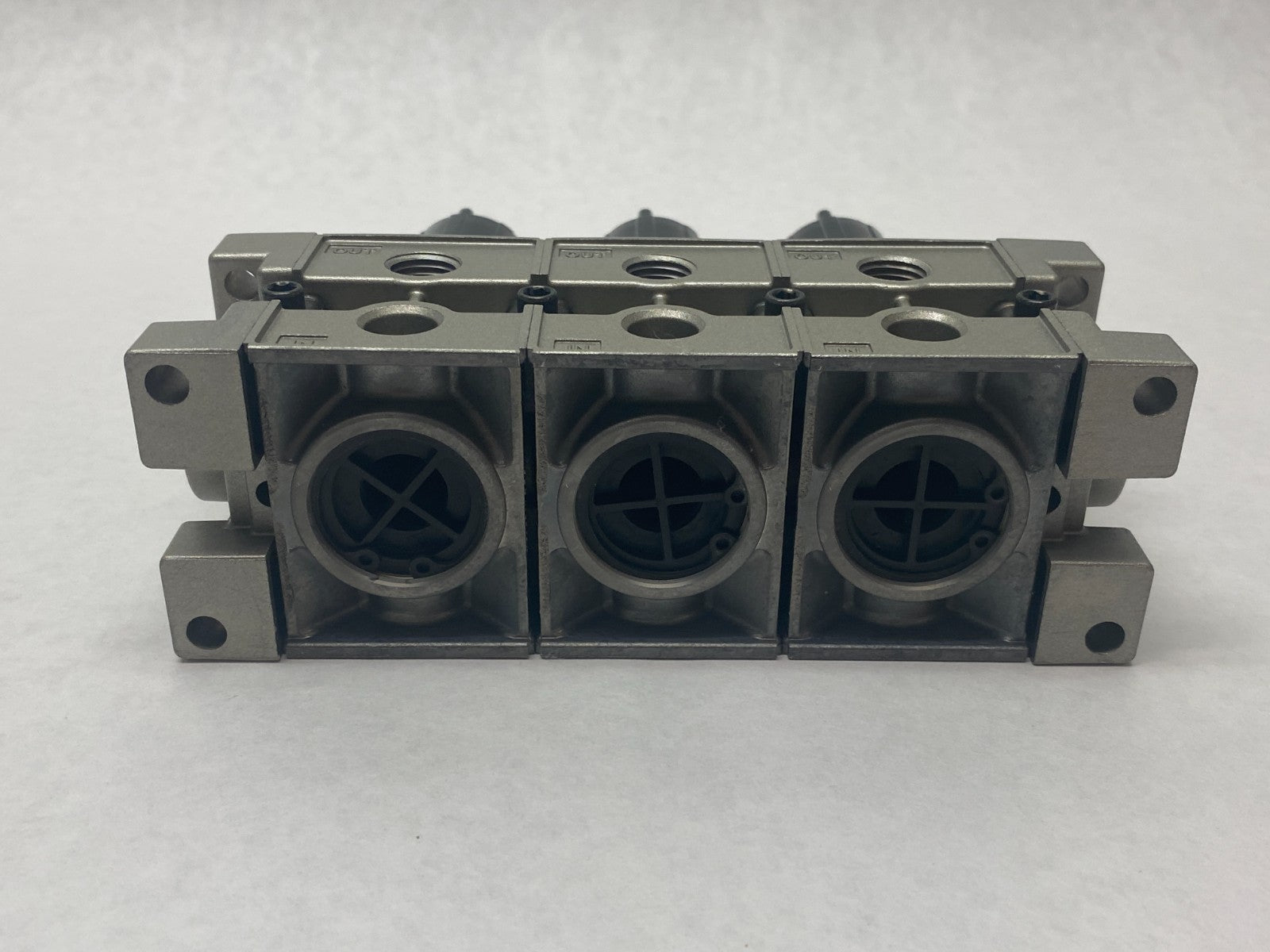 SMC NARM2500-03A-N02 Modular 3-Regulator Manifold 1/4" NPT - Maverick Industrial Sales