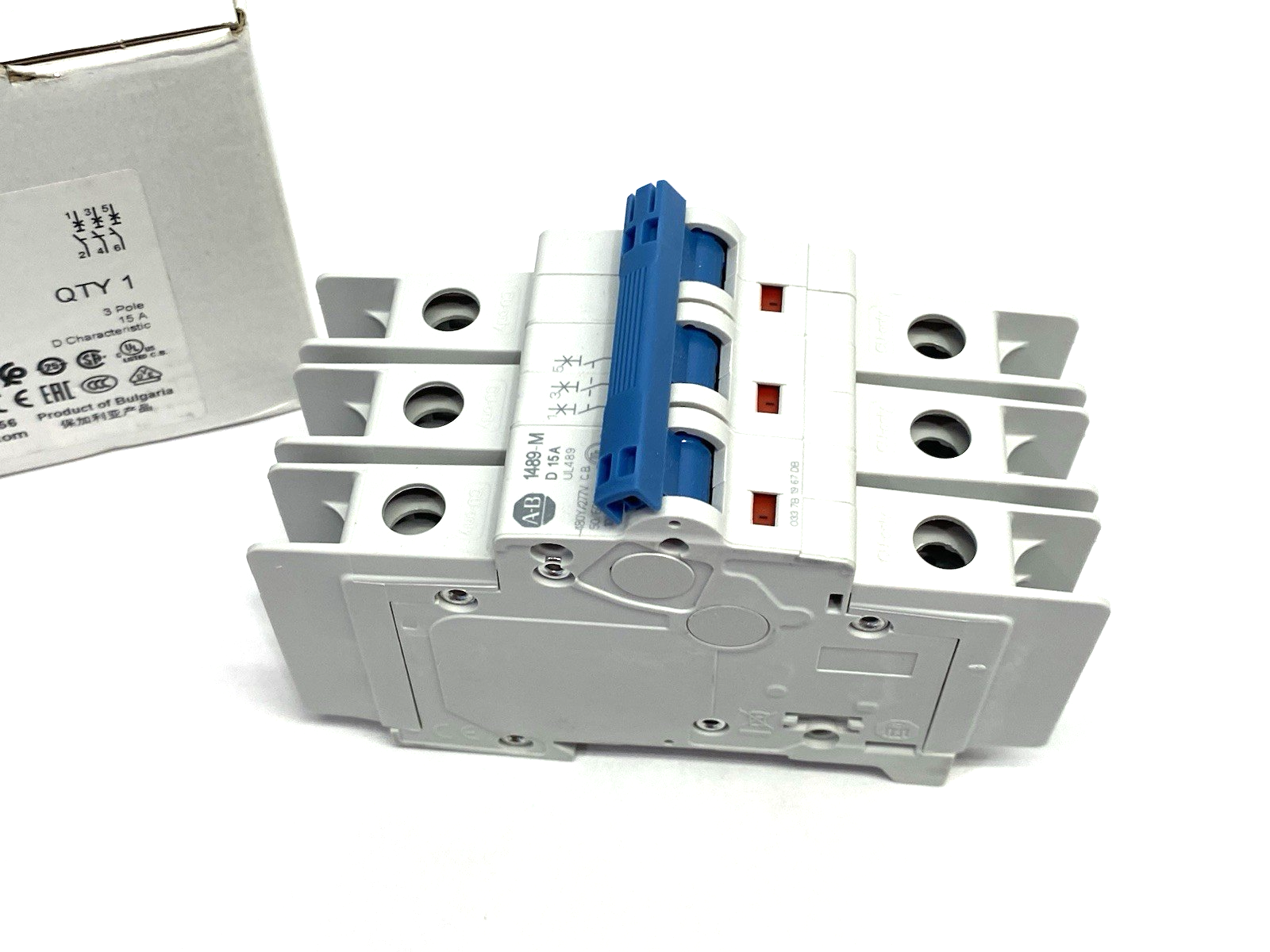 1489-M3D150 | Allen Bradley Ser. D Circuit Breaker 3-Pole 15A - New Other - Maverick Industrial Sales