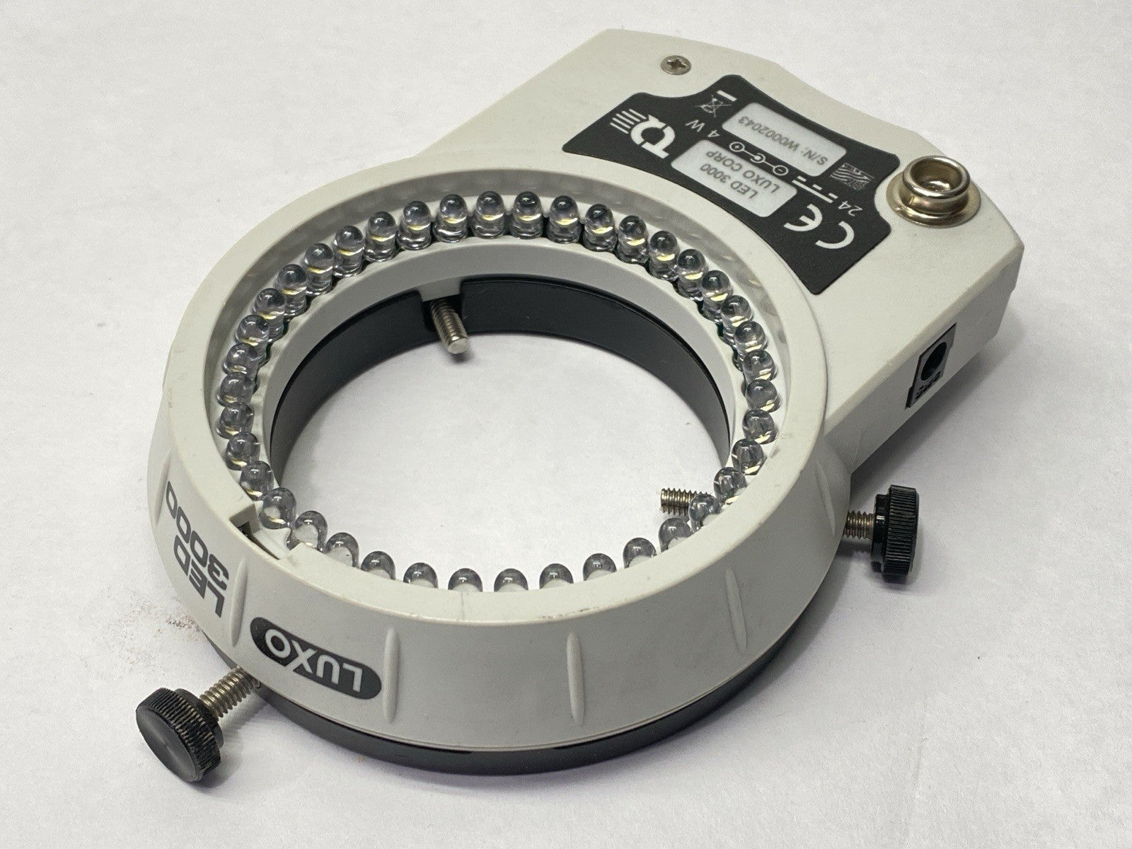 LED3000 | Luxo Microscope LED Ring Light NO POWER SUPPLY - Used - Maverick Industrial Sales