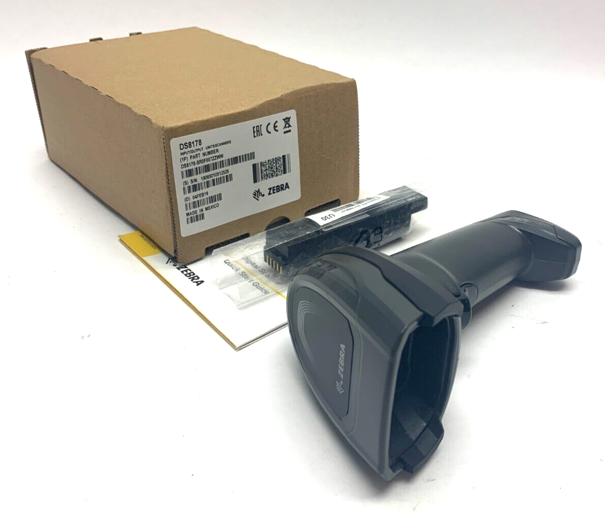Zebra DS8178-SR0F007ZZWW Portable Scanner Standard Range (SR) w/ Battery - Maverick Industrial Sales
