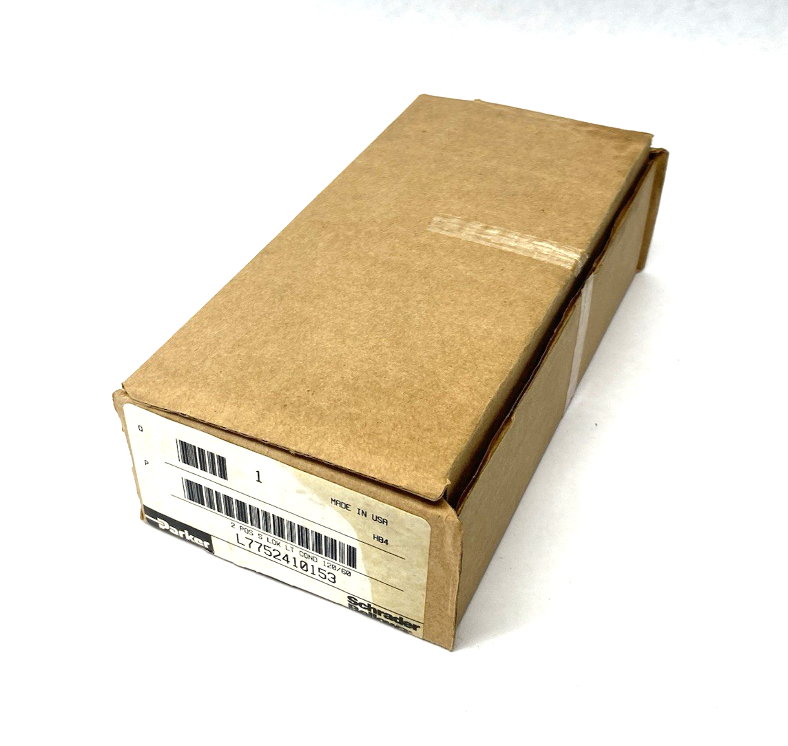 L7752410153 | Parker Schrader Bellows Valvair SprintTM Single Solenoid Valve DPP - New – Open box - Maverick Industrial Sales