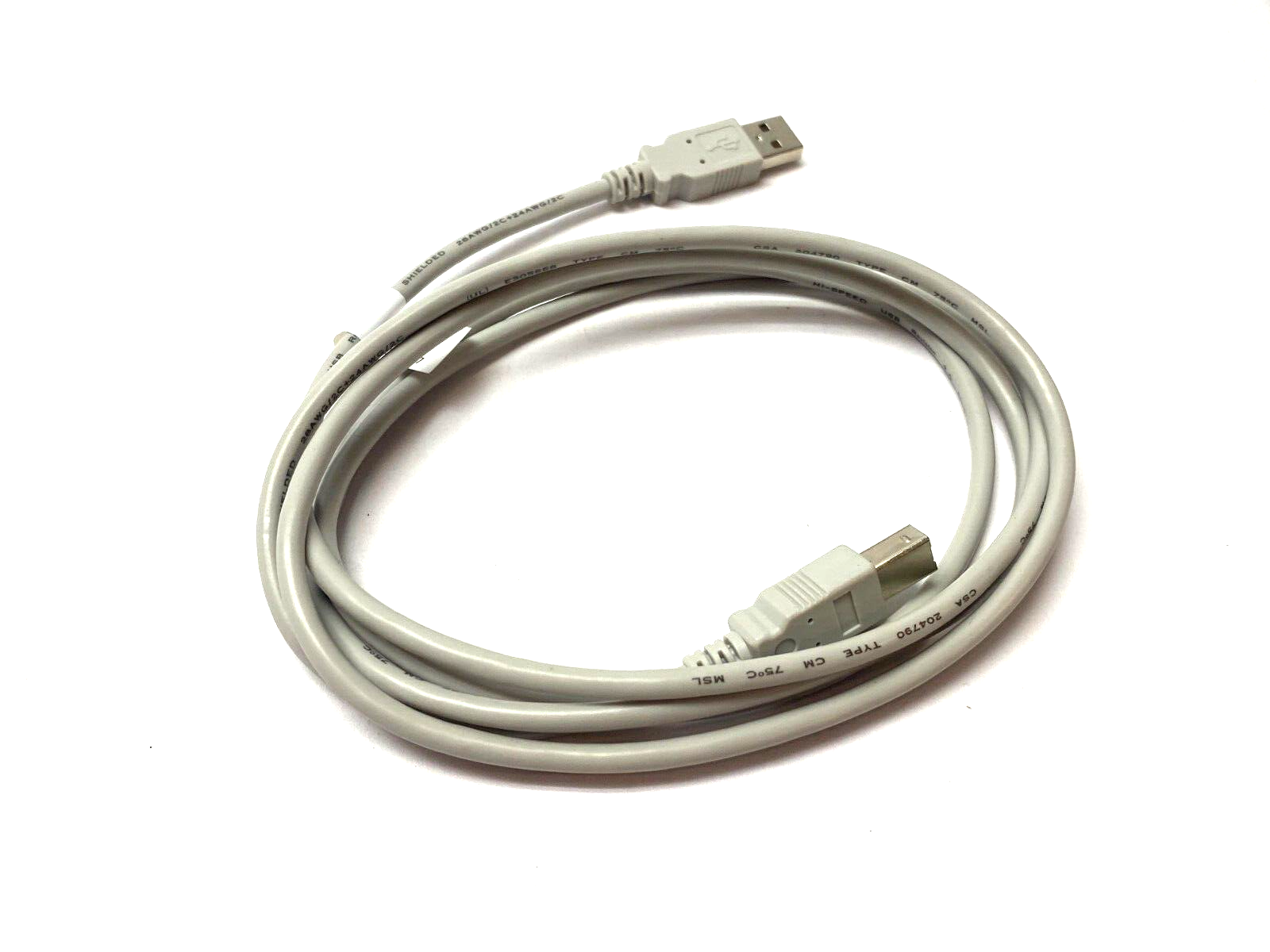Advantech B+B SmartWorx TID 60000467 USB AM/BM Printer Cable 6' Length, GRAY - Maverick Industrial Sales