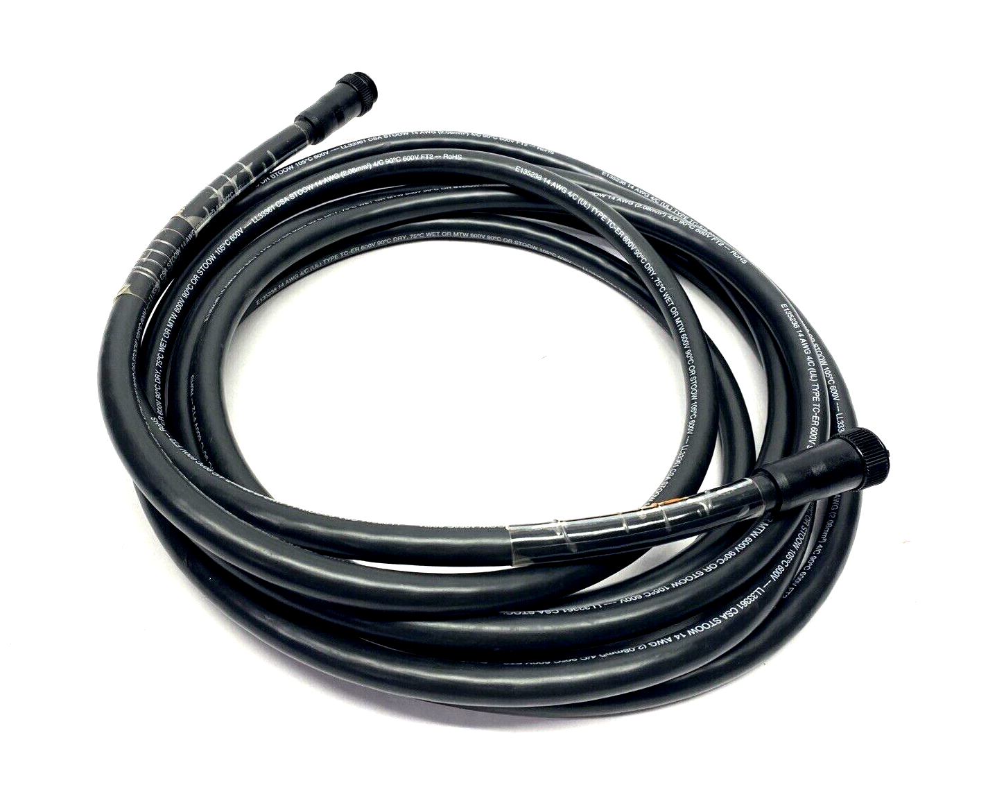 Brad 114130A56M060 BradPower 4-Pin Male To Female Cordset 6m - Maverick Industrial Sales