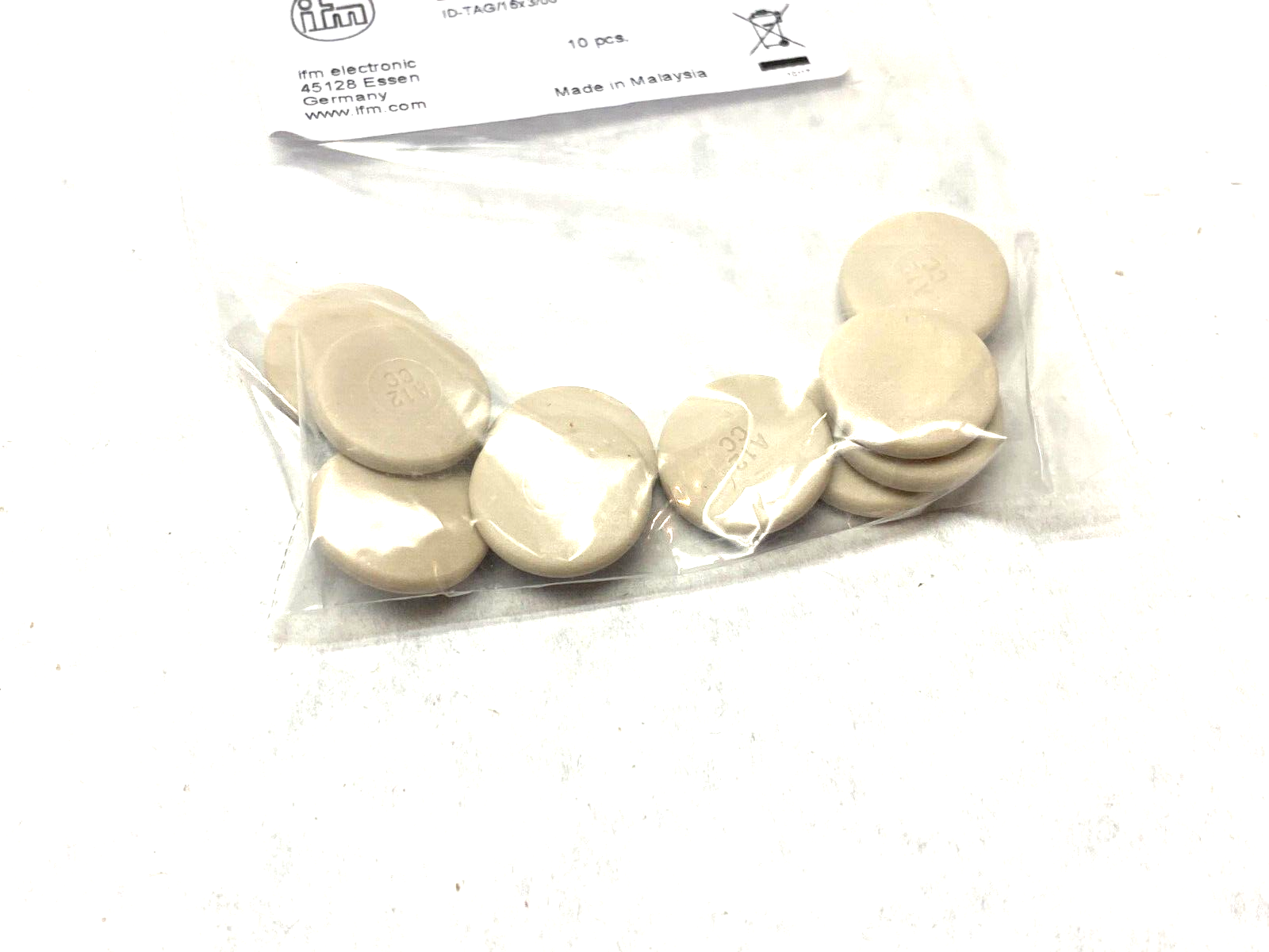 Ifm E80344 RFID Tag Package of 10 ID-TAG/16X3/06 - Maverick Industrial Sales