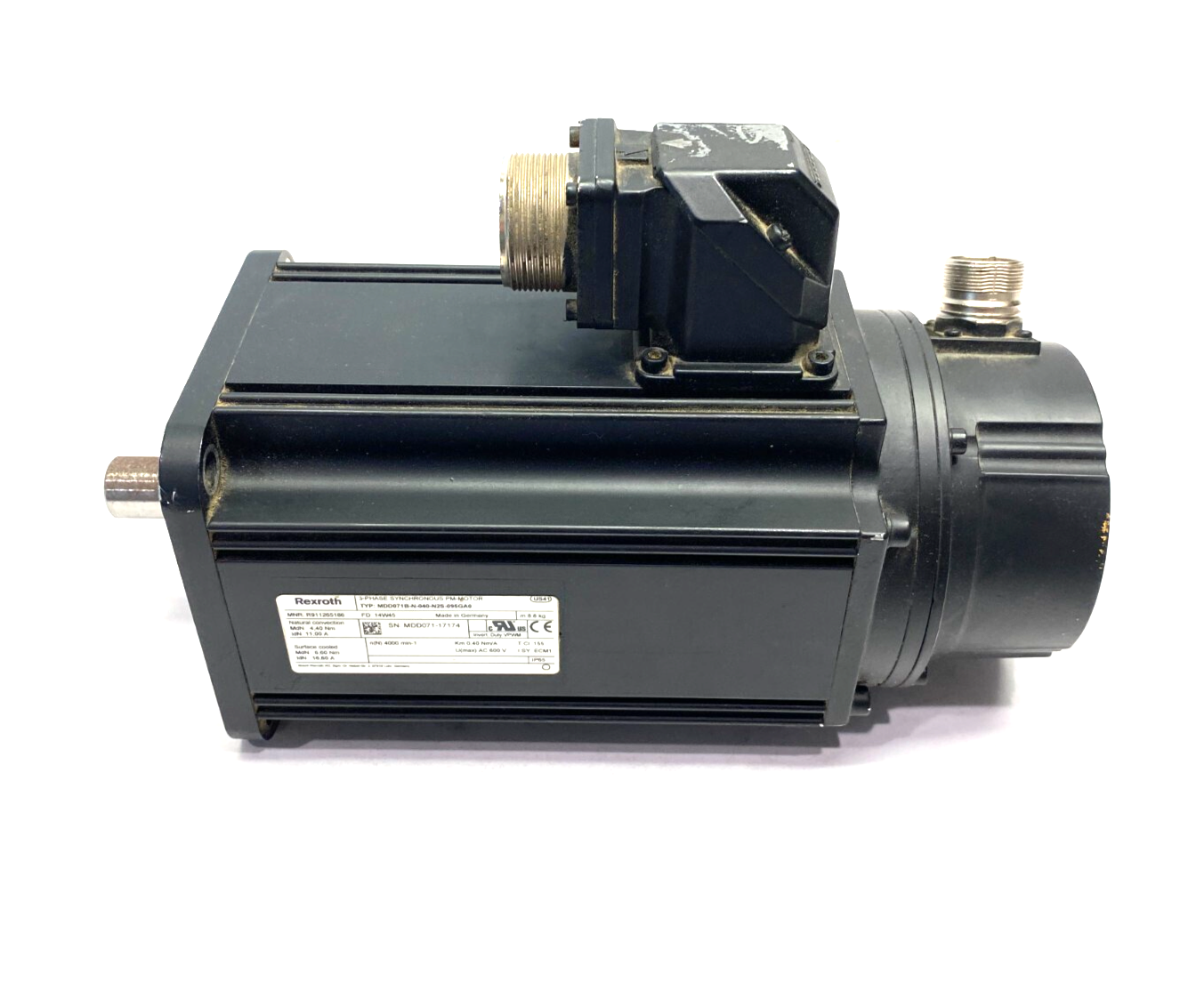 Rexroth Indramat MDD071B-N-040-N2S-095GA0 Servo Motor 3-Phase R911265186 - Maverick Industrial Sales