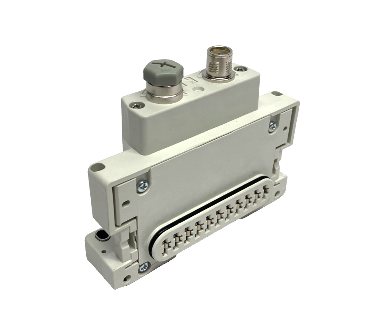 EX600-ED4 | SMC Serial Transmission System End Plate, M12 5-Pin - Used - Maverick Industrial Sales