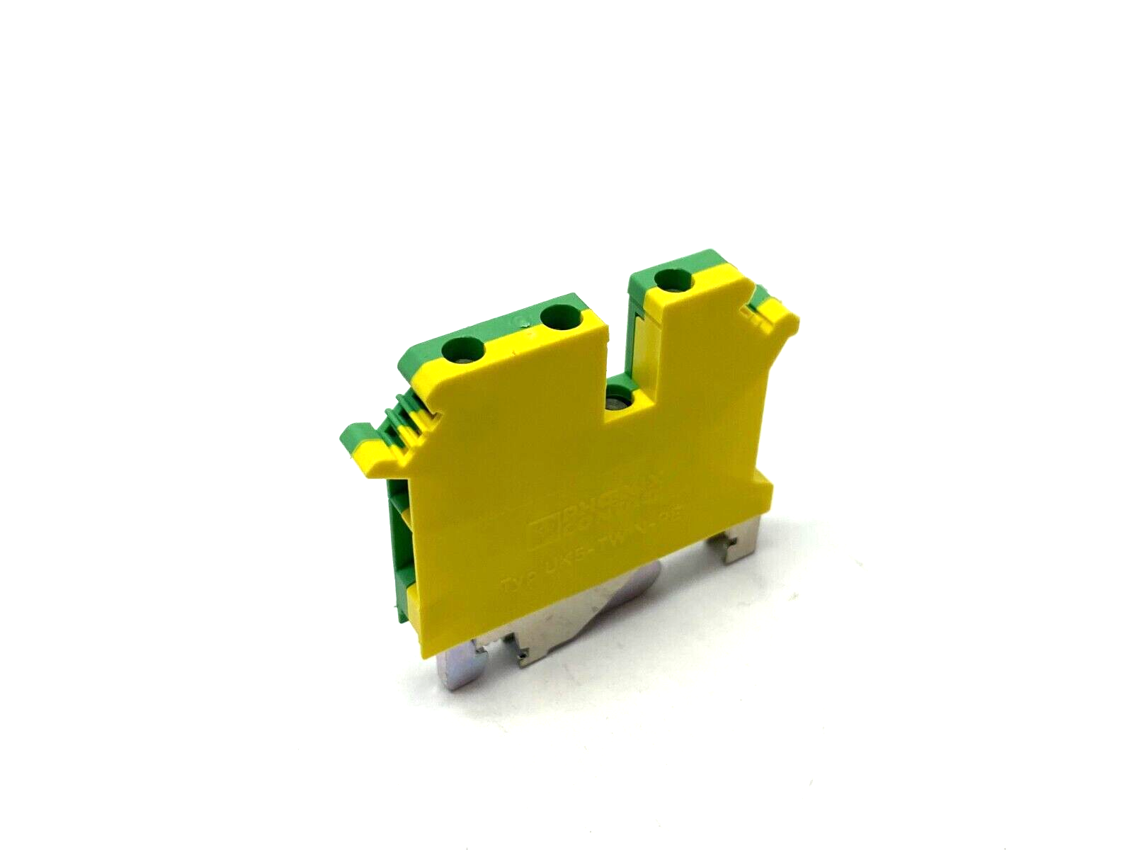 Phoenix Contact UK 5-TWIN-PE Modular Ground Terminal Block 6.2mm Width 1923076 - Maverick Industrial Sales