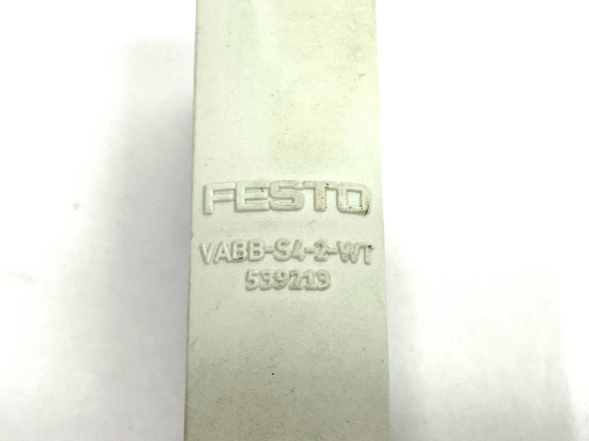 Festo VABB-S4-1-WT Pneumatic Cover Plate 539212 LOT OF 3 - Maverick Industrial Sales
