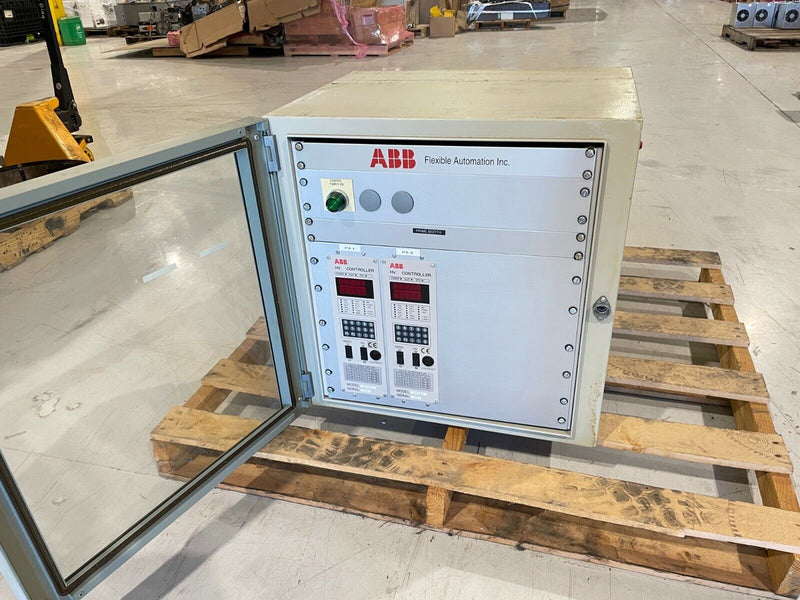 ABB Flexible Automation High Voltage HV Controller Panel Cabinet w/ (2) RGH913 - Maverick Industrial Sales