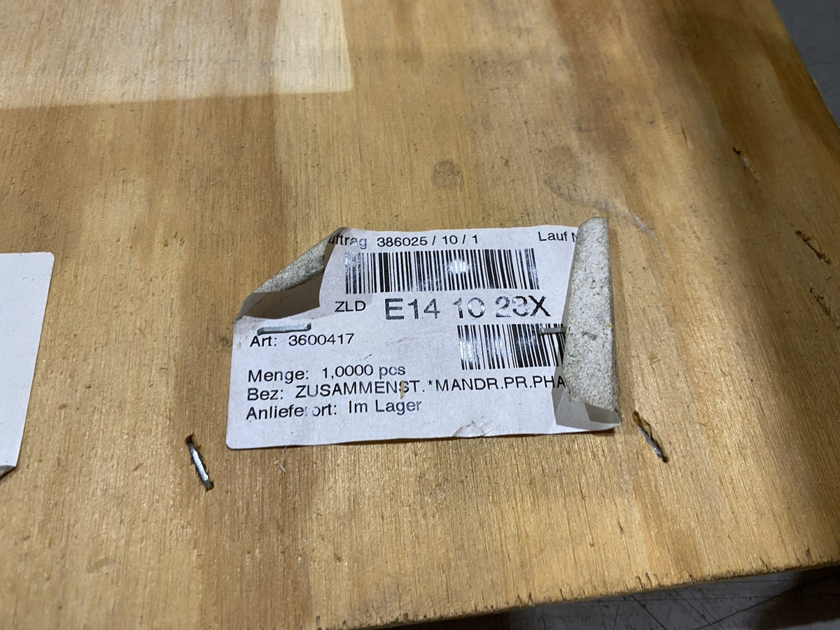 3600417 | DMG MORI OEM CNC Lathe Main Spindle Assembly, Machine Center - New – Open box - Maverick Industrial Sales