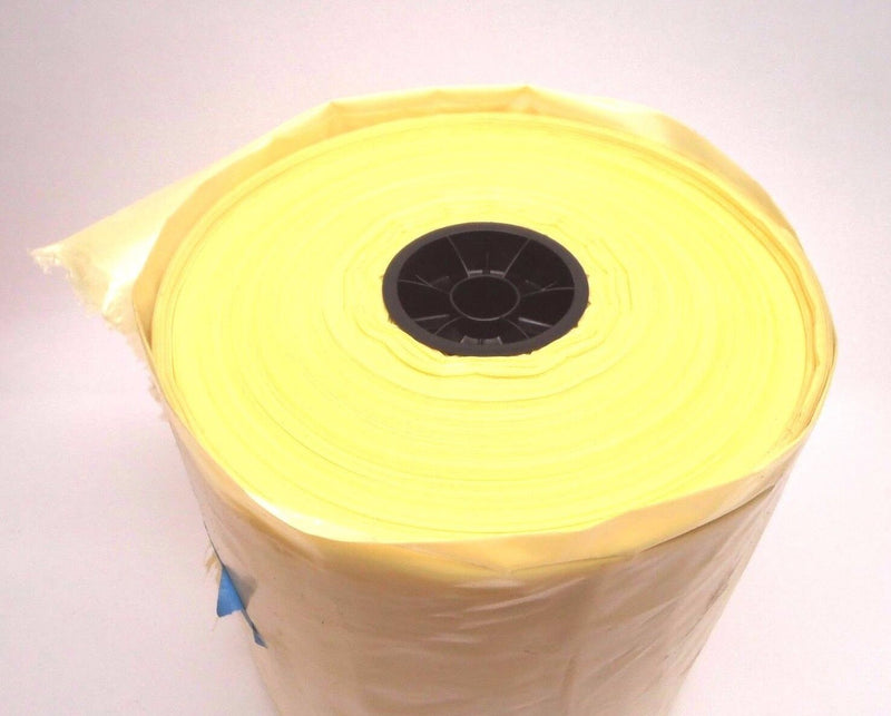 APCO 11" Wide 4 Mil Seamless Yellow Tint Poly Tubing 1000 Ft Roll - Maverick Industrial Sales