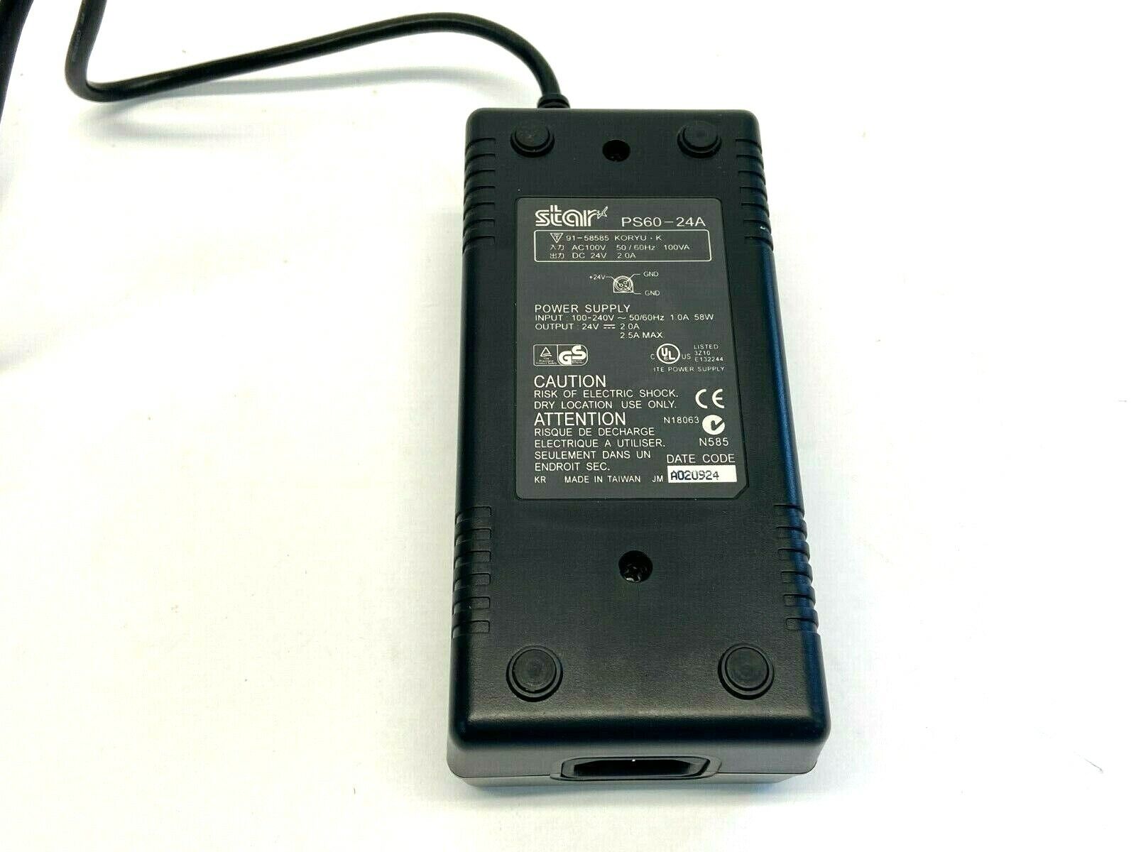 Star PS60-24A Power Supply 120V 24V 2A - Maverick Industrial Sales