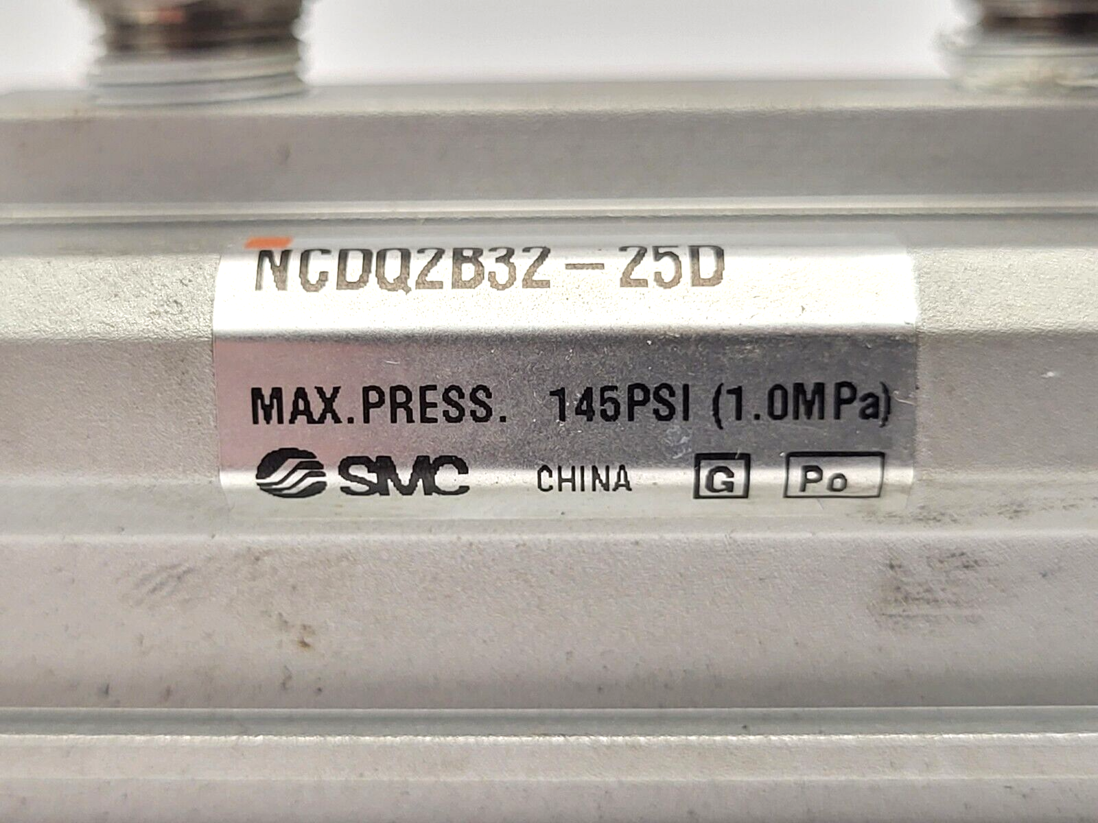 NCDQ2B32-25D | SMC Compact Pneumatic Cylinder 145PSI - Used - Maverick Industrial Sales