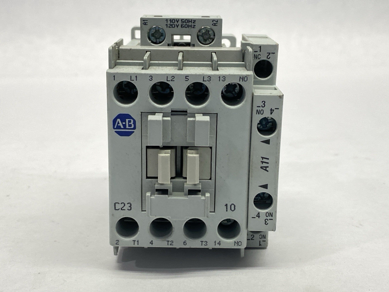 Allen Bradley 100-C23D10 Ser C Contactor 32A 690V 24VDC w/ 100-S Ser B - Maverick Industrial Sales