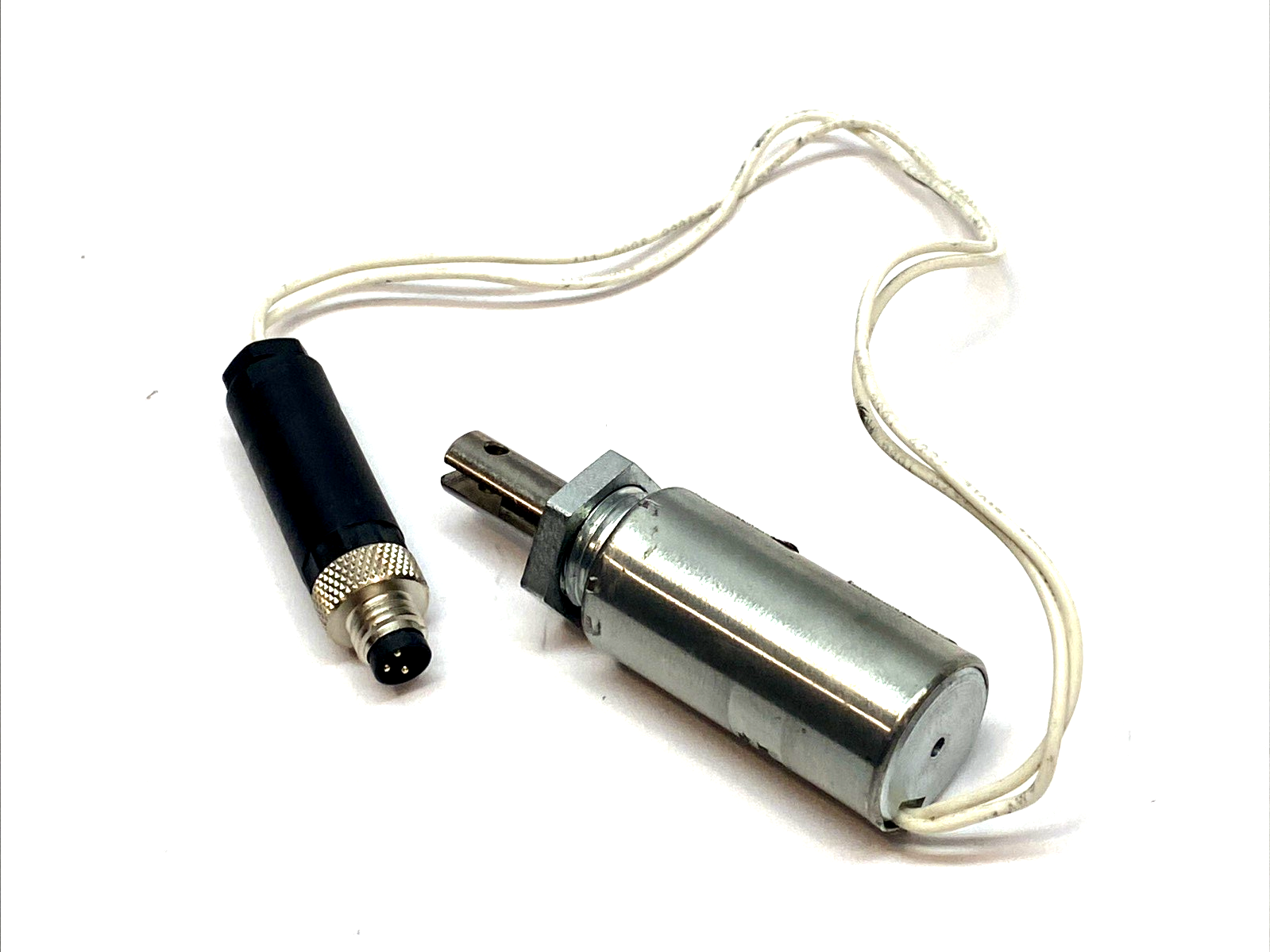 195204-230 | Ledex STA Tubular Pull Solenoid 12VDC 7W 3/4" x 1-1/2" - Used - Maverick Industrial Sales