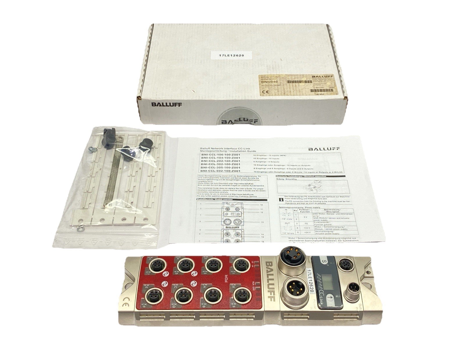 BNI0040 | Balluff Network Blocks For CC-Link BNI CCL-502-100-Z001 - New – Open box - Maverick Industrial Sales