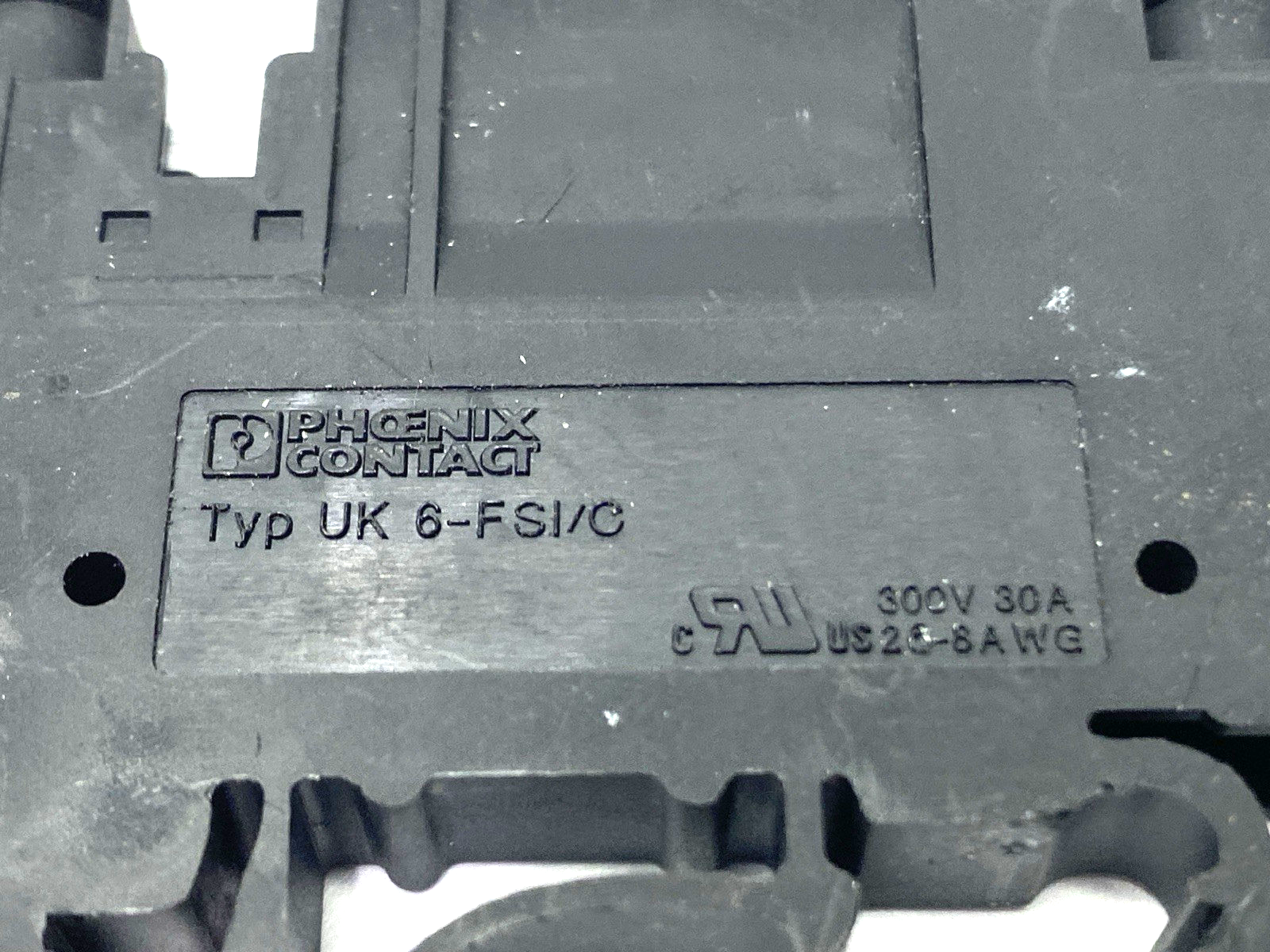 Phoenix Contact Typ UK 6-FSI/C Fuse Modular Terminal Block LOT OF 2 - Maverick Industrial Sales
