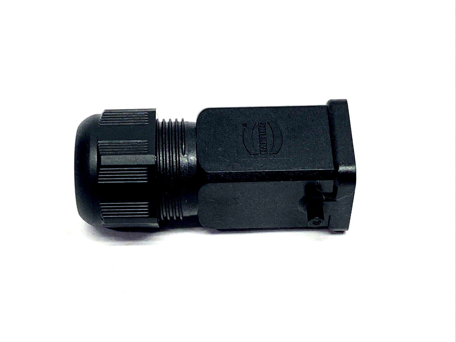 Harting 19200030417 Han 3A-HTE Cable Gland Connector Hood 9-17mm, Black LOT OF 6 - Maverick Industrial Sales