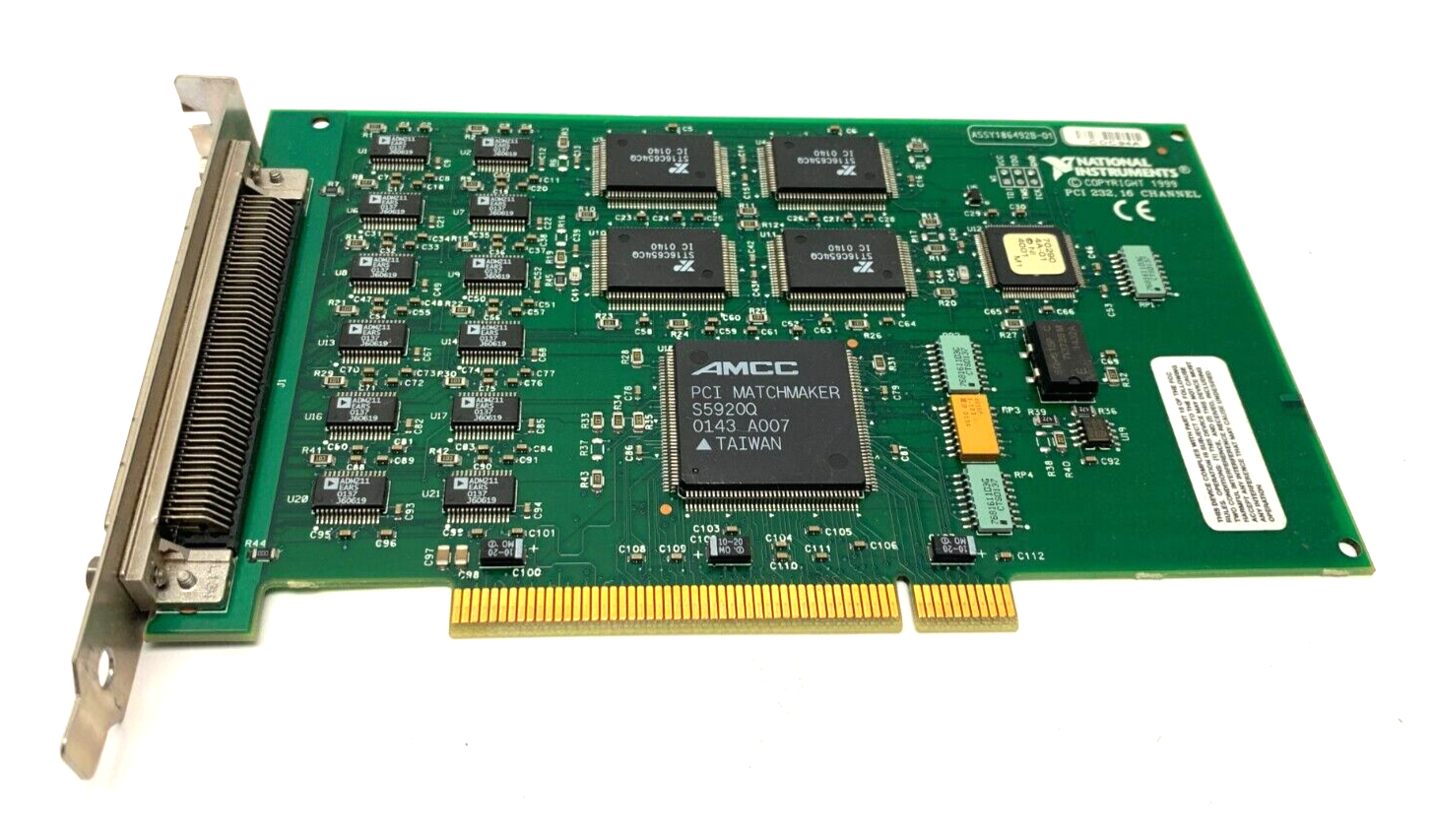 National Instruments PCI 232 Data Acquisition Card 16 Channel 186492B-01 - Maverick Industrial Sales