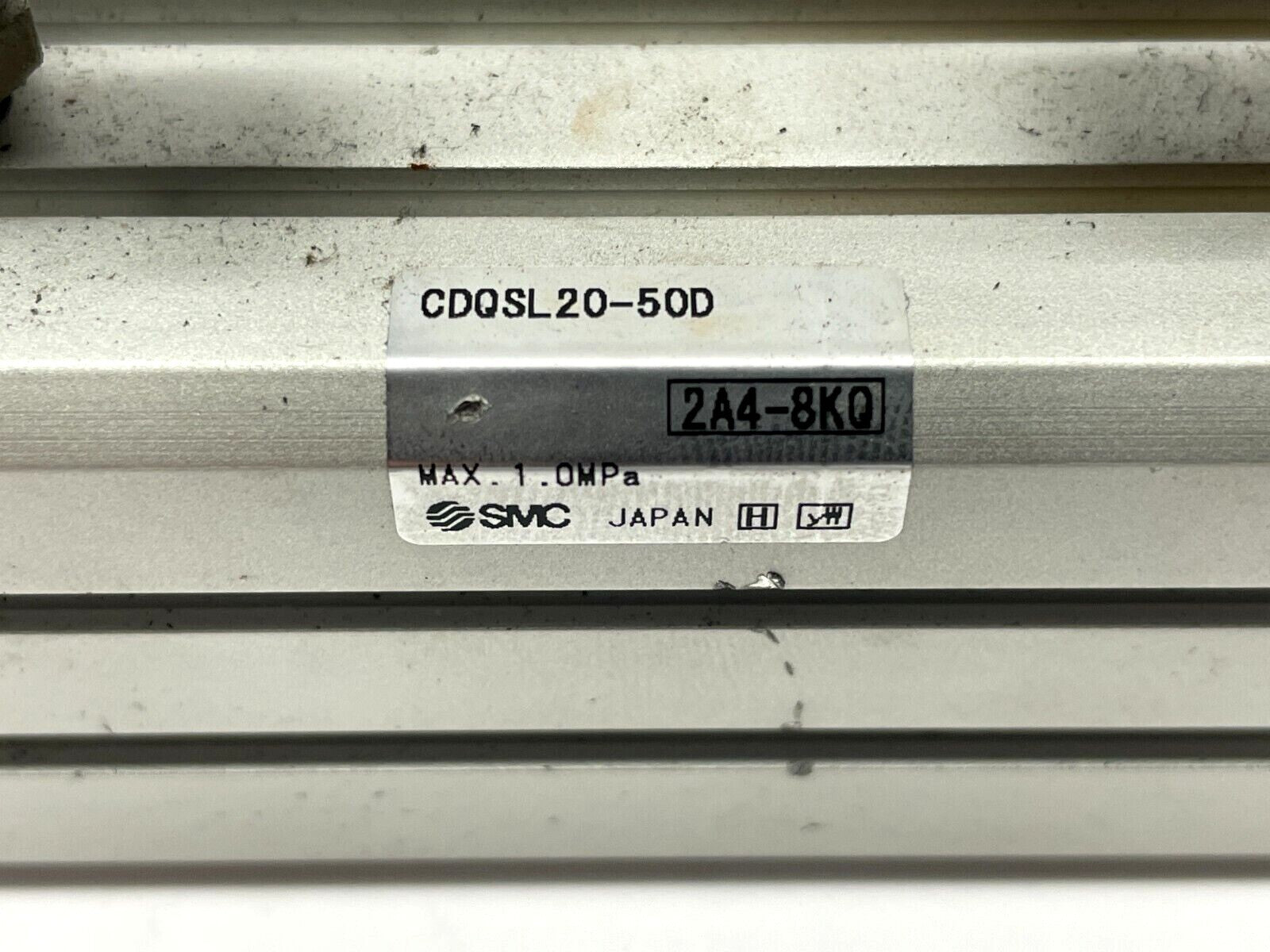 CDQSL20-50D | SMC Compact Cylinder 20mm Bore 50mm Stroke - Used - Maverick Industrial Sales