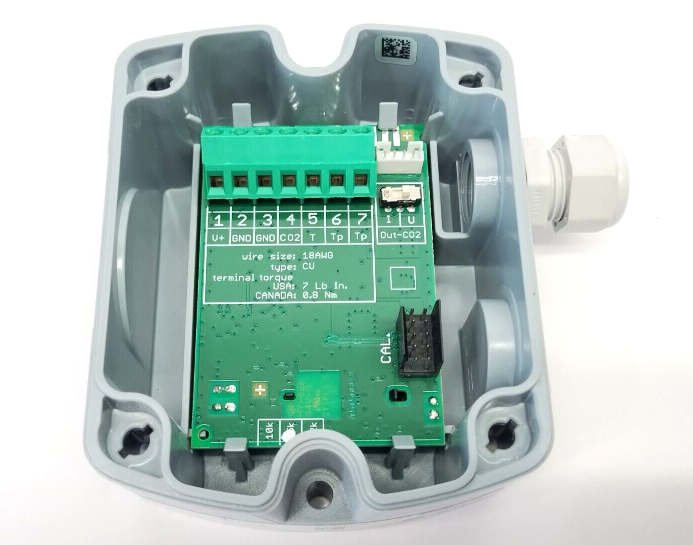 E+E Elektronik EE820 CO2 Sensor Transmitter, 10,000ppm 15-35VDC/24VAC, S89174 - Maverick Industrial Sales