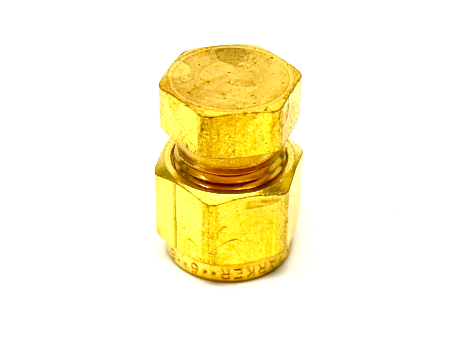 Parker 10BLEN10-B 5/8" Compression Tube End Cap Brass - Maverick Industrial Sales