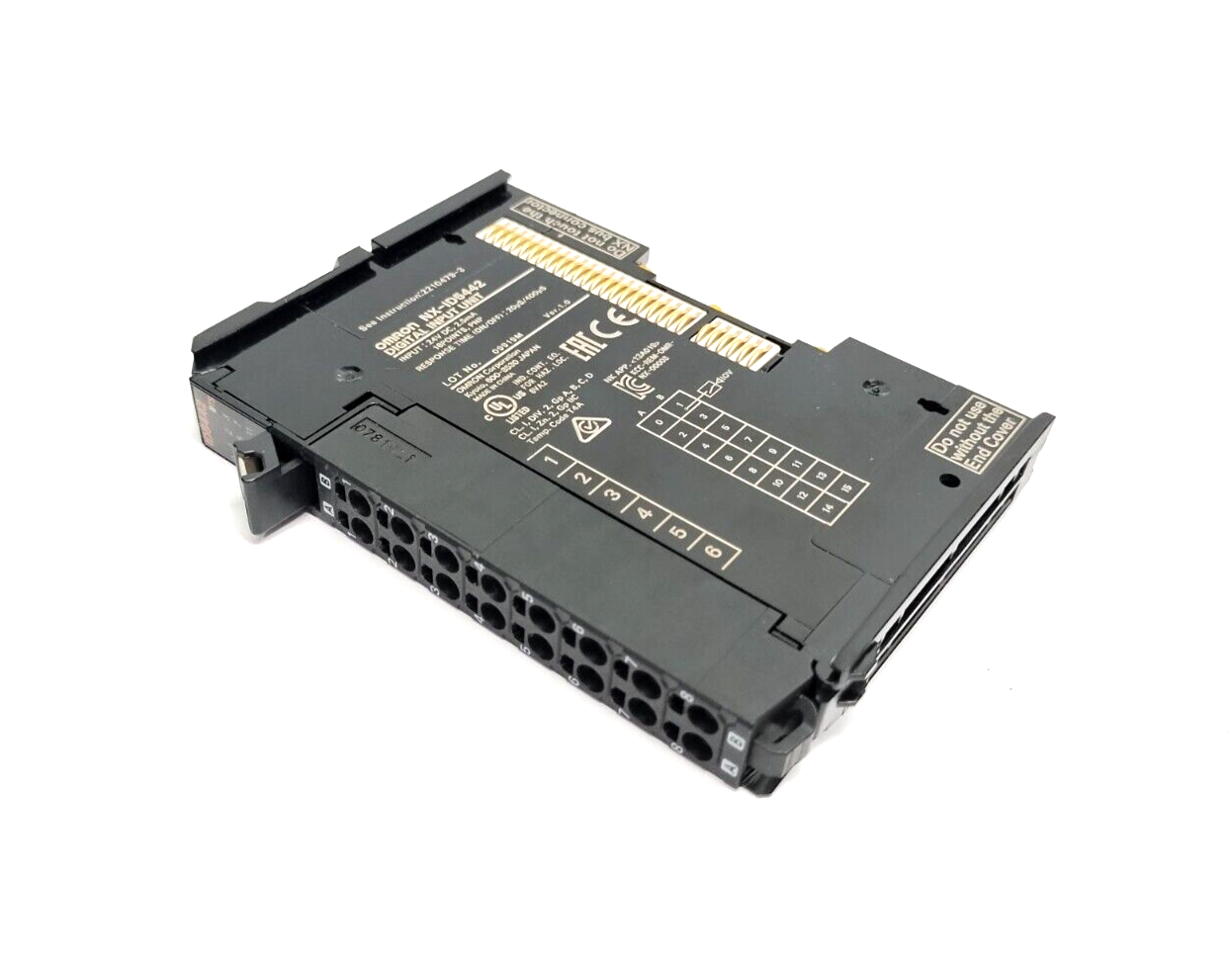 Omron NX-ID5442 Digital Input Unit, 16 Digital Inputs, PNP, 24VDC - Used - Maverick Industrial Sales