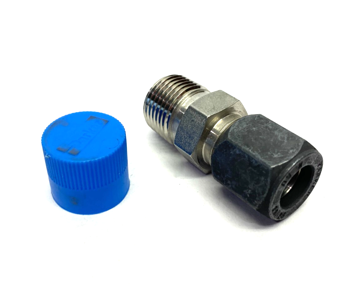 Parker 8-8 FBZ-SS Single Ferrule CPI Compression Fitting 1/2" Tube 1/2" MNPT - Maverick Industrial Sales