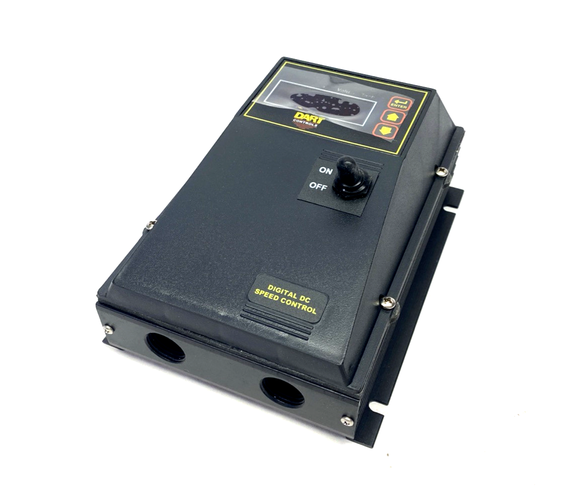 Dart Controls MD3E Rev. A Digital DC Drive 120/240VAC 90/180VDC F.L.A. 10A DC - Maverick Industrial Sales