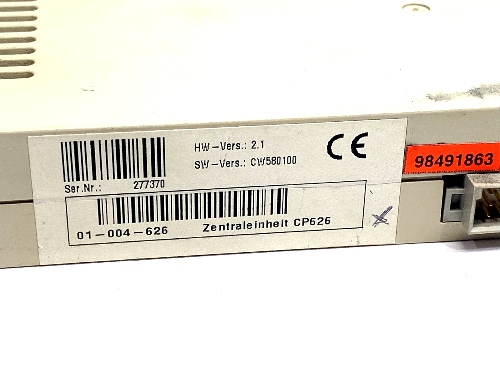 01-004-626 | Sigmatek CP 626 Control Module - Used - Maverick Industrial Sales