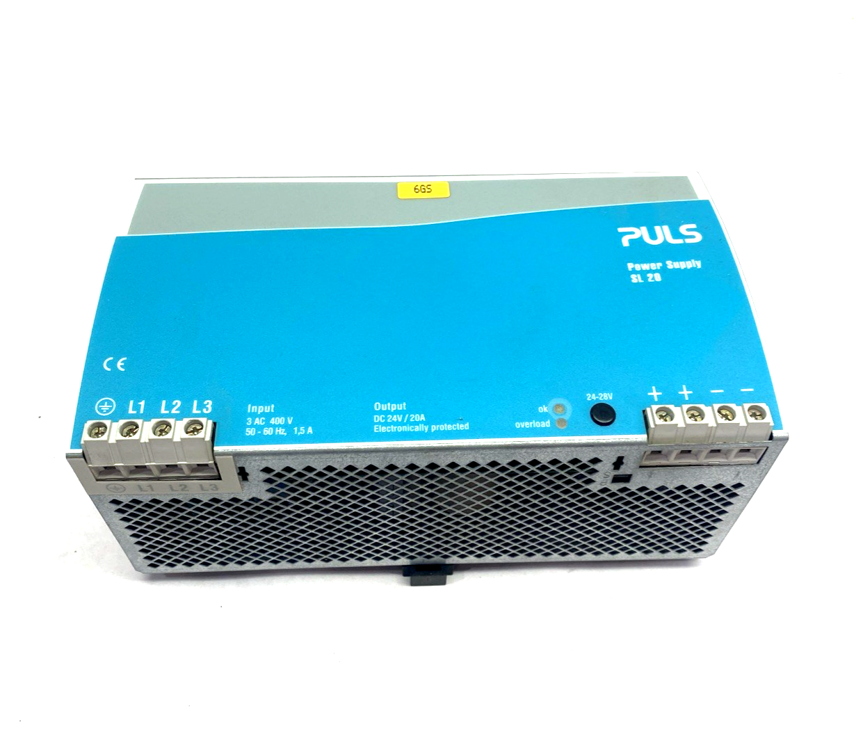 Puls SL20.300 Power Supply 3PH 24V 20A 480W DENTED TOP - Maverick Industrial Sales