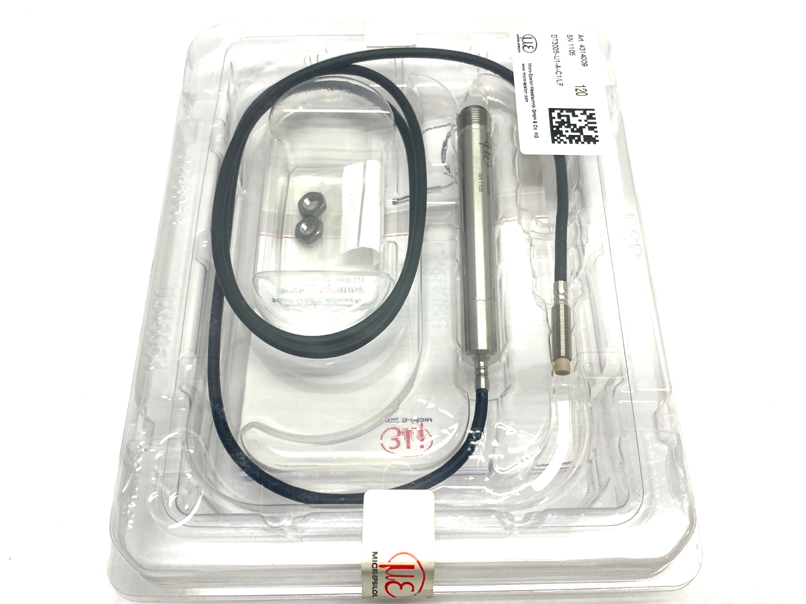 Micro-Epsilon DT3005-U1-A-C1/LF eddyNCDT Inductive Measuring Sensor 4314009 - Maverick Industrial Sales