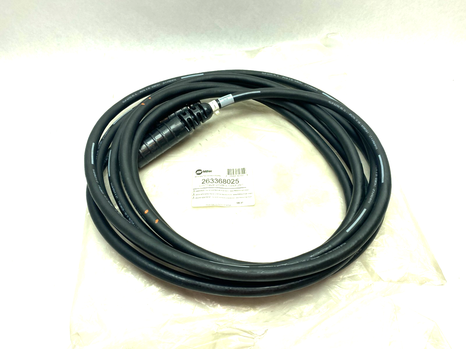 Miller Electric 263368025 Continuum Control/Motor Cable, 25ft Length - Maverick Industrial Sales