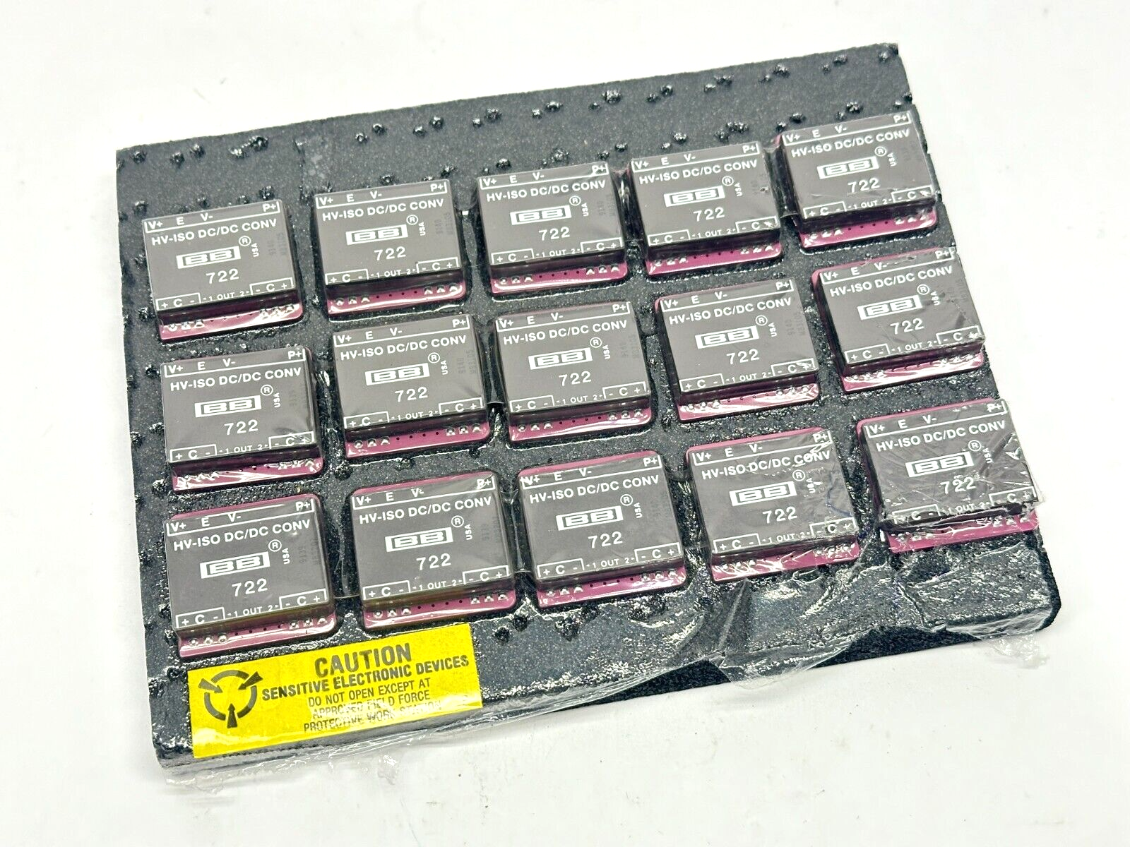 Burr Brown 722 High Voltage Isolated HV-ISO DC/DC Converter LOT OF 15 - Maverick Industrial Sales