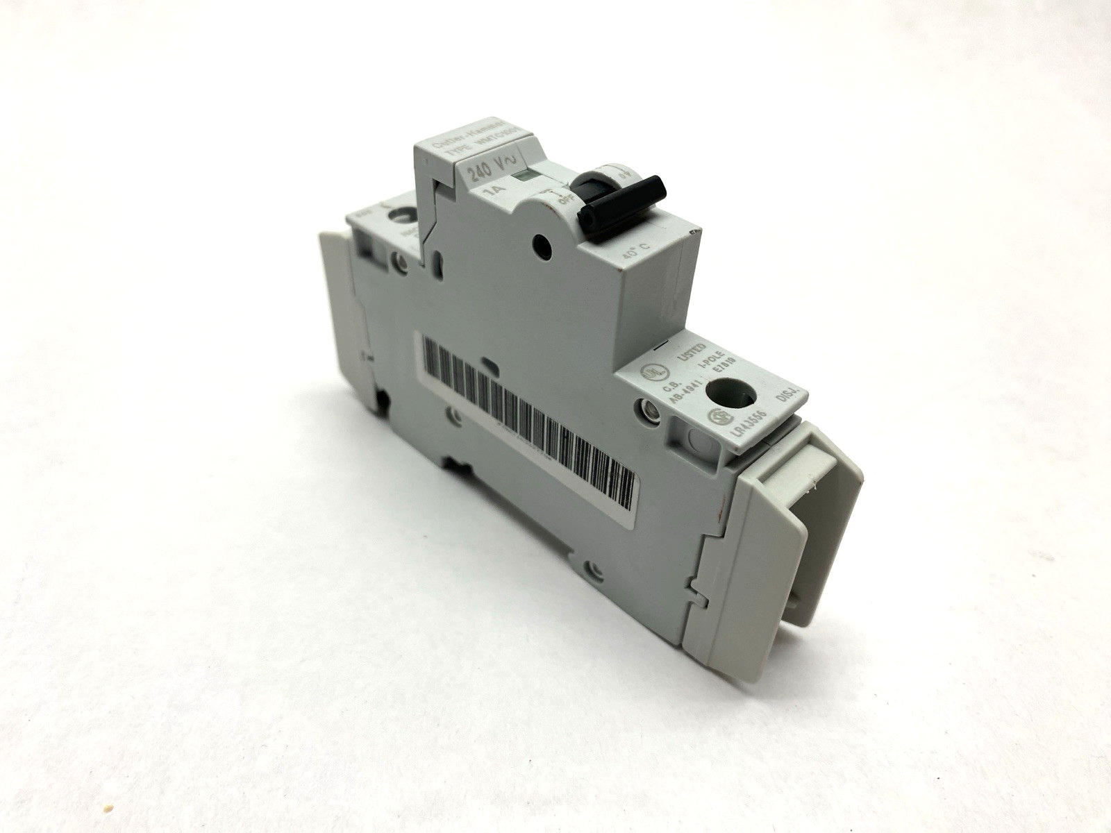Cutler Hammer WMTC1001 240V Breaker, Din Rail Mount 1A - Maverick Industrial Sales