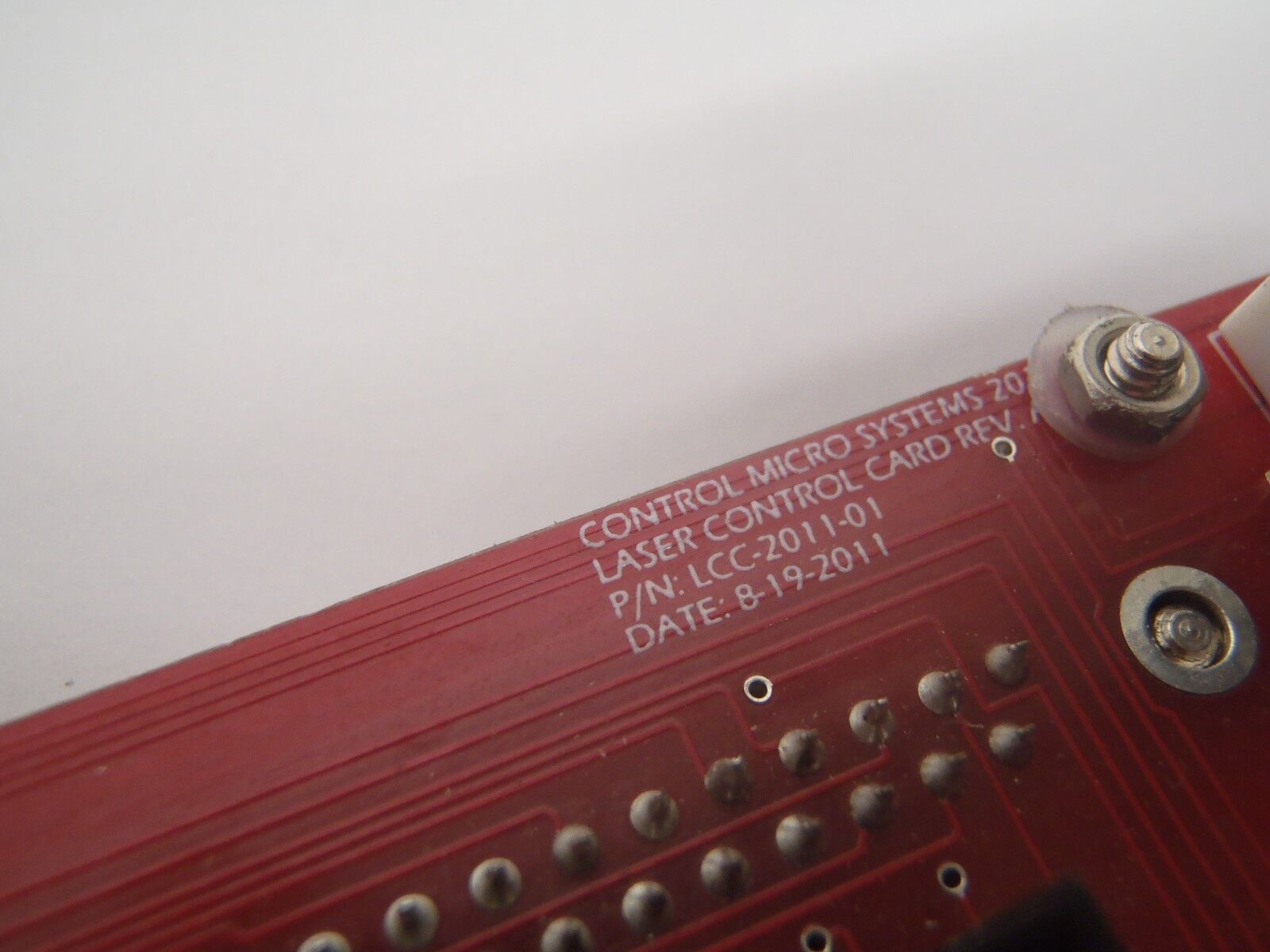 Control Micro Systems LCC-2011-01 Laser Control Card - Maverick Industrial Sales