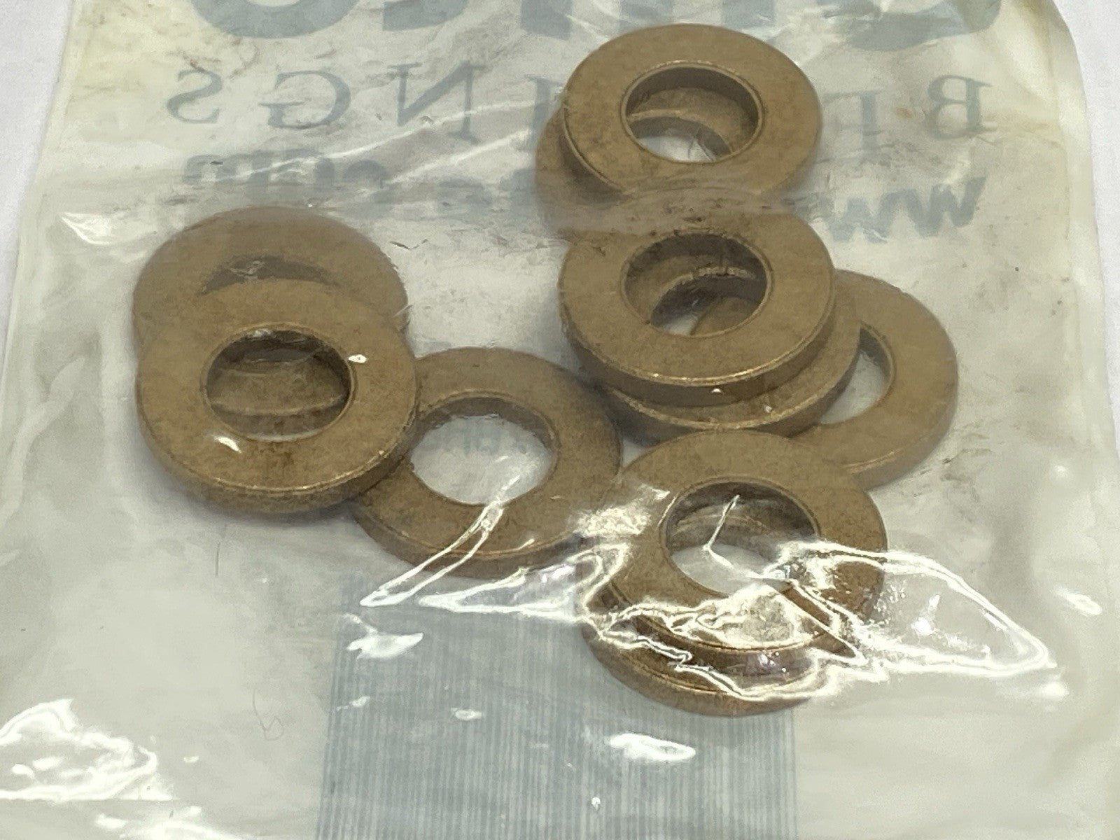 Oilite TT1001-01B Thrust Washer 0.5" Bore 1" OD 0.125" Wide PKG OF 10 - Maverick Industrial Sales