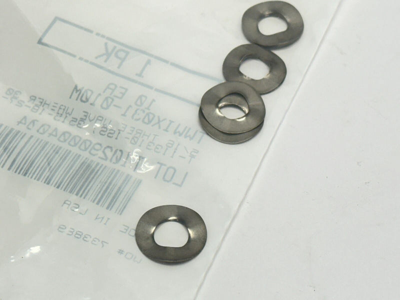 92161A029 18-8 Stainless Steel Triple-Wave Washer 0.328" ID 0.682" OD PKG OF 10 - Maverick Industrial Sales