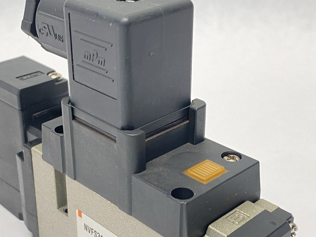 SMC NVFS3110-5DZ Pneumatic Solenoid Pilot Valve 4/5 Port 24VDC - Maverick Industrial Sales