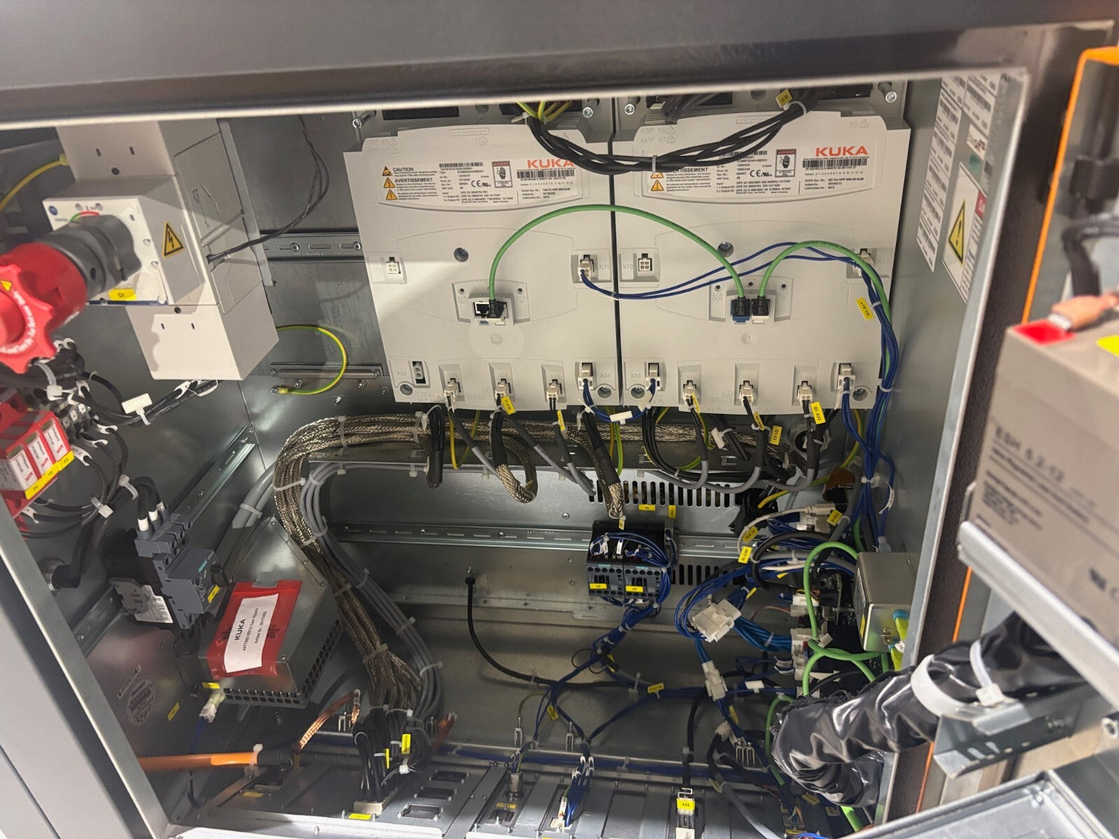 Kuka KR 210 R3100-2 / FLR Robot System w/ KR C4 NA UL Cabinet Controller, 2022 - Maverick Industrial Sales