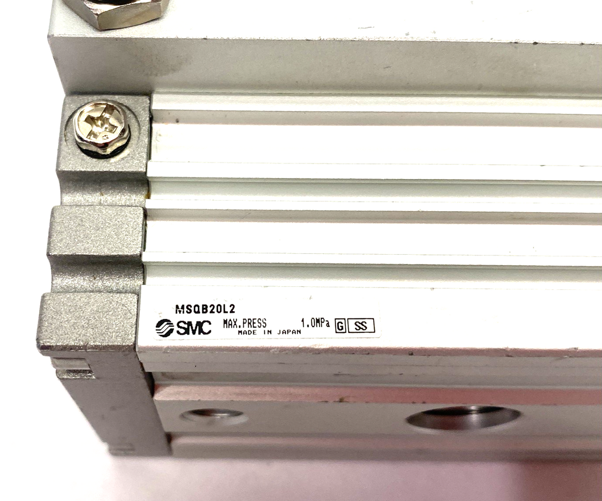 SMC MSQB20L2 Rotary Table Actuator Cylinder 20mm Size, 180-Deg - Maverick Industrial Sales