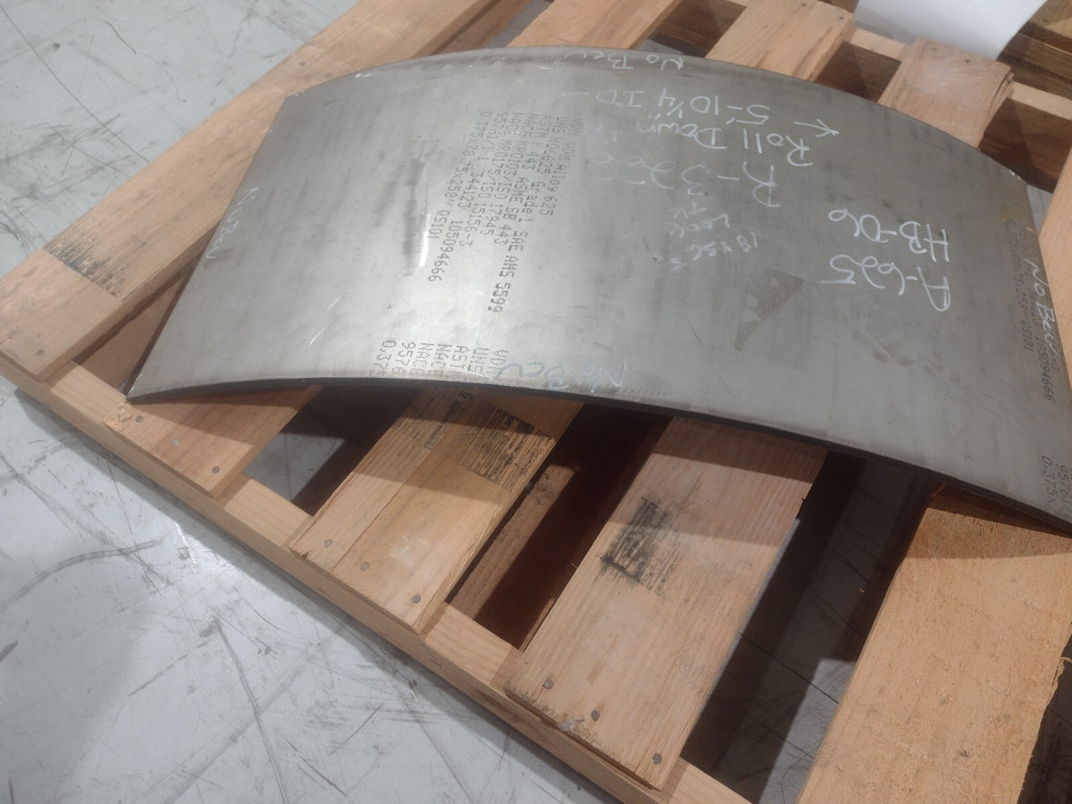 Alloy 625 | VDM 18”x 36-⅜” x 0.375” Sheet ASTM B 443 Nicrofer 6020 hMo - New – Open box - Maverick Industrial Sales