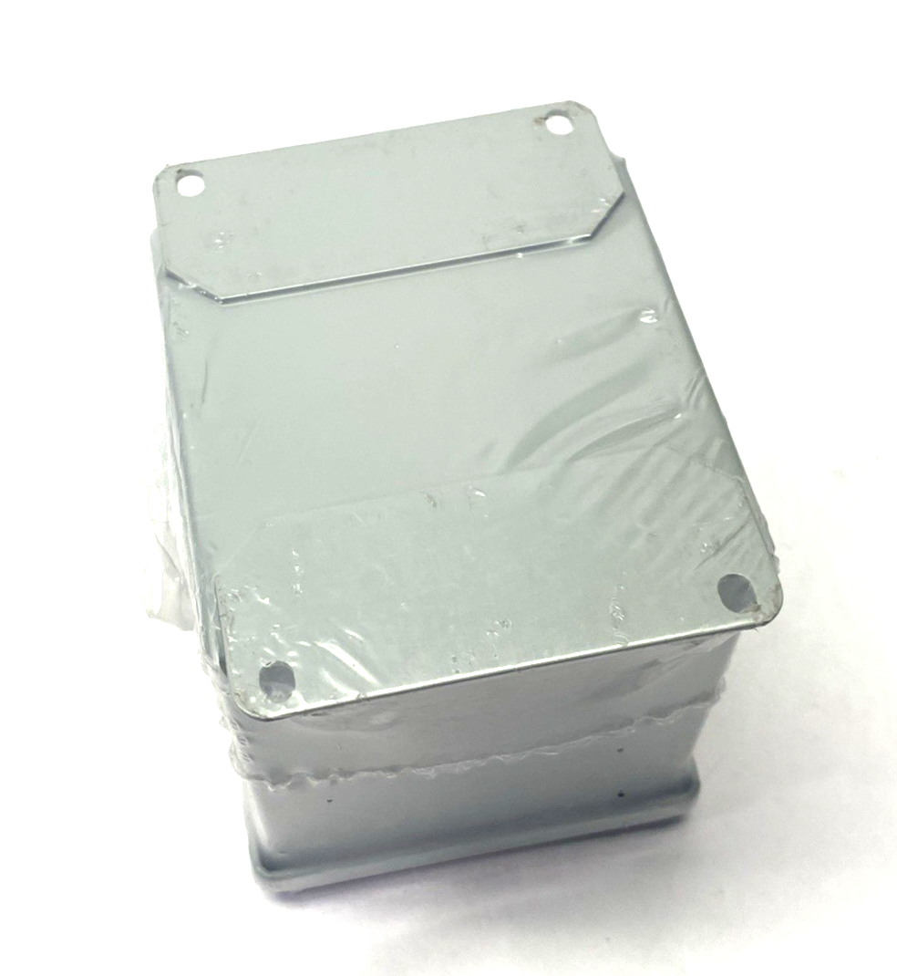 E1PBXM | Hoffman Extra-Deep Pushbutton Enclosure, Gray, Steel, 22.5mm Hole - New - Maverick Industrial Sales