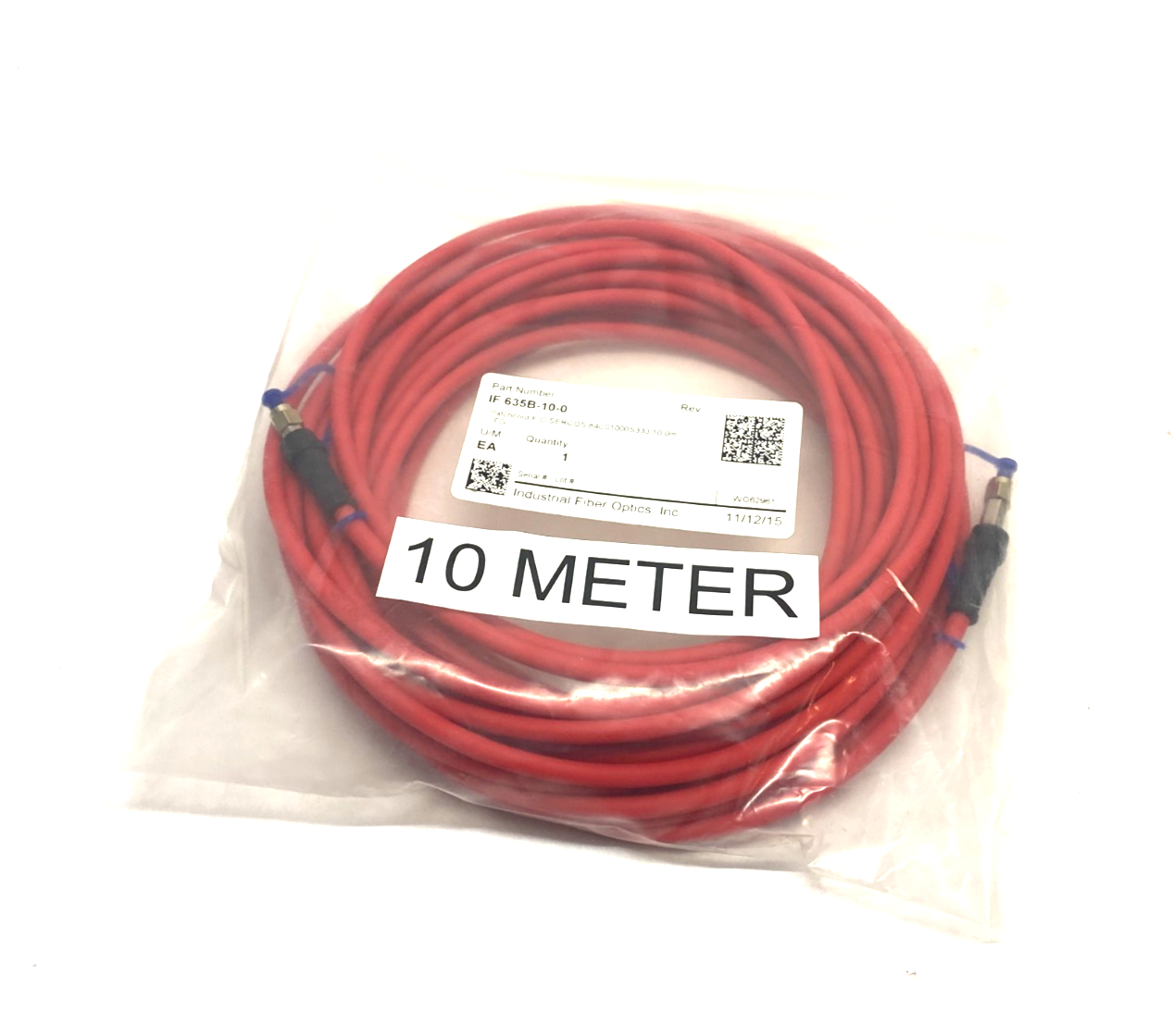 Industrial Fiber Optics IF 635B-10-0 Patchcord F/O SERCOS 84C01000S333 10.0m - Maverick Industrial Sales