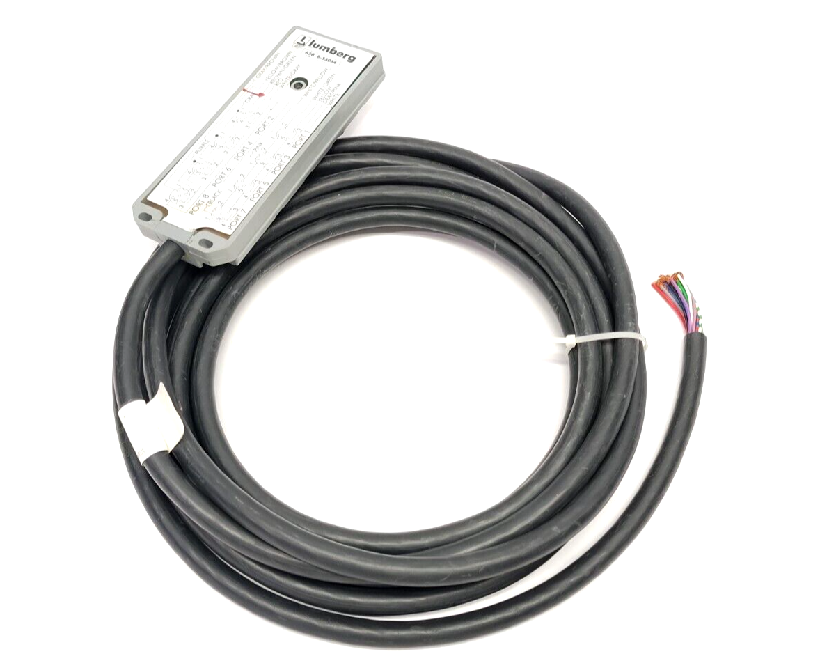 Lumberg Automation ASB 8-S3064/5M 8-Port Passive Junction Box M12 5-Pin - Maverick Industrial Sales