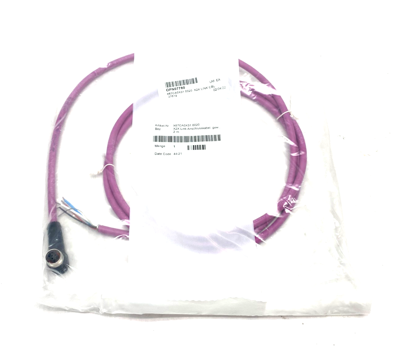 X67CA0X31.0020 | B&R Automation Single Ended Connection X2X Link Cable 2m - New - Maverick Industrial Sales
