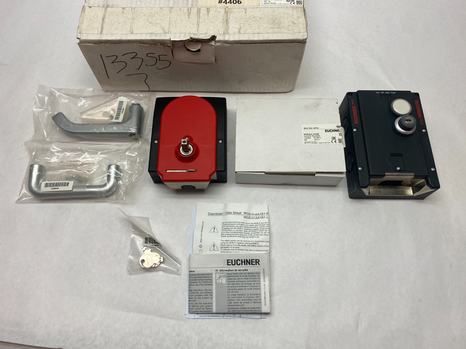 Euchner MGB-L1HE-ARA-R-119807 Guard Locking Mechanical Door Interlock Switch - Maverick Industrial Sales