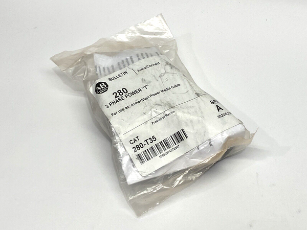 Allen Bradley 280-T35 Ser. A Power Tee M35 1 Male 2 Female 4-Pin 3-Phase - Maverick Industrial Sales