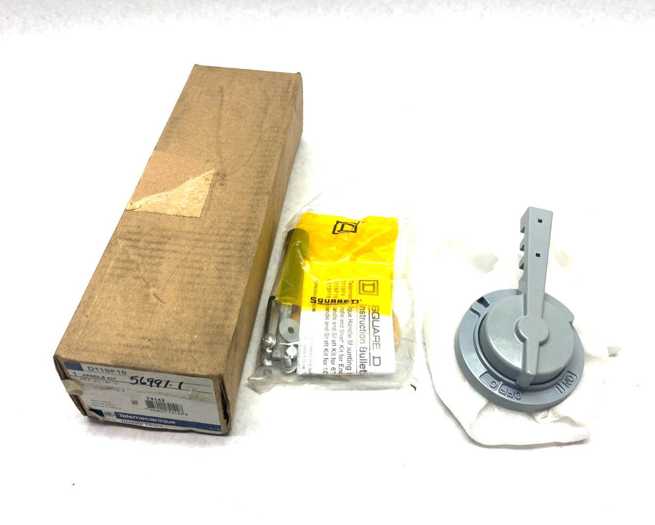 Schneider Electric Telemecanique D11SF10 Rotary Handle, Var. Depth 74142 NO ROD - Maverick Industrial Sales